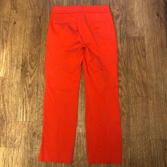 J. Crew Remi Pant in Grenadine Orange / Red Size 2 - Picture 6 of 10